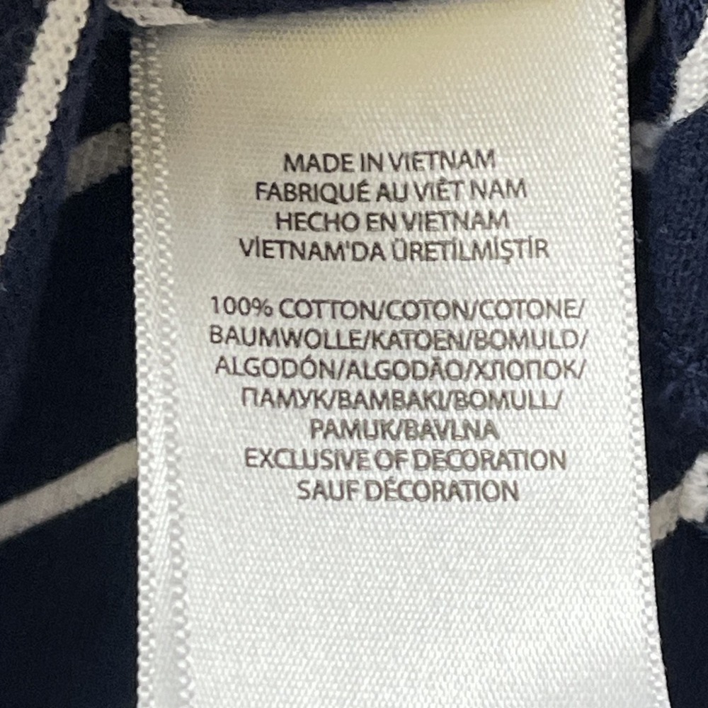 Polo Ralph‎ Lauren Mens Large Navy/White Stripe Pony Pique Rugby Golf Preppy - Picture 9 of 11